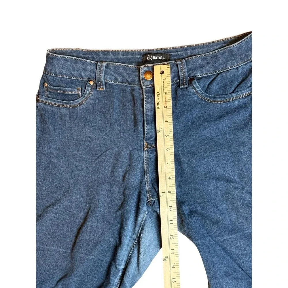 d.jeans Women's Denim Shorts Size 10 Blue Jean Shorts Stretch Mid‎ Rise